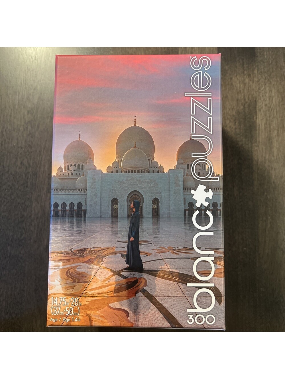 Blanc Puzzles/Buffalo Games Sunset Abu Dhabi Mosque 300 Piece Jigsaw Puzzle New
